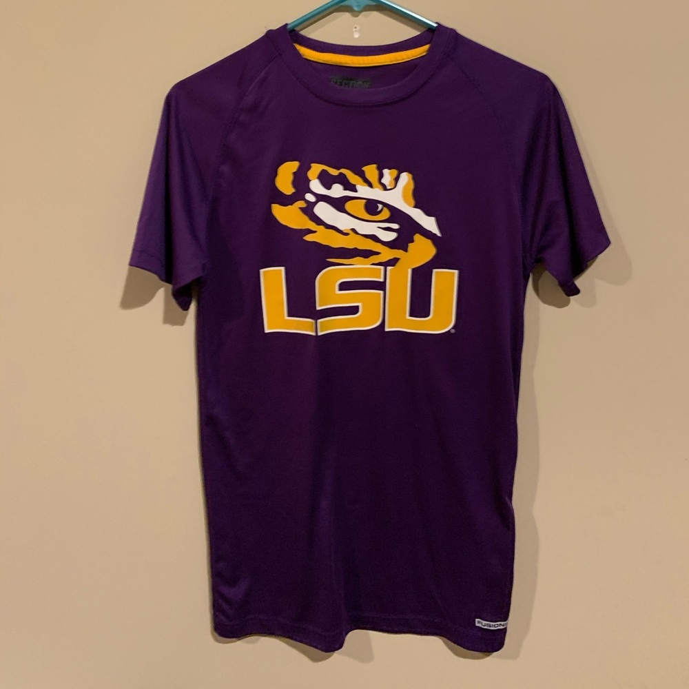 LSU athletic wear graphic shirt